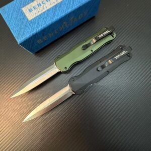 3320-OTF - Tactical Knife, Aluminum Handle, D2 Steel Blade, Outdoor Camping Survival EDC Knife, Best Gift